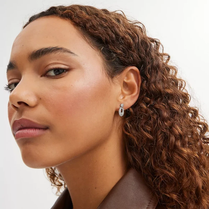 Signature Pavé Earrings