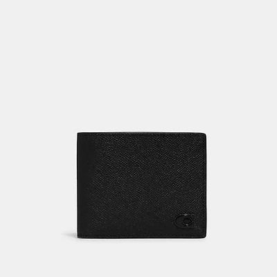 3 In 1 Wallet With Signature Canvas Interior