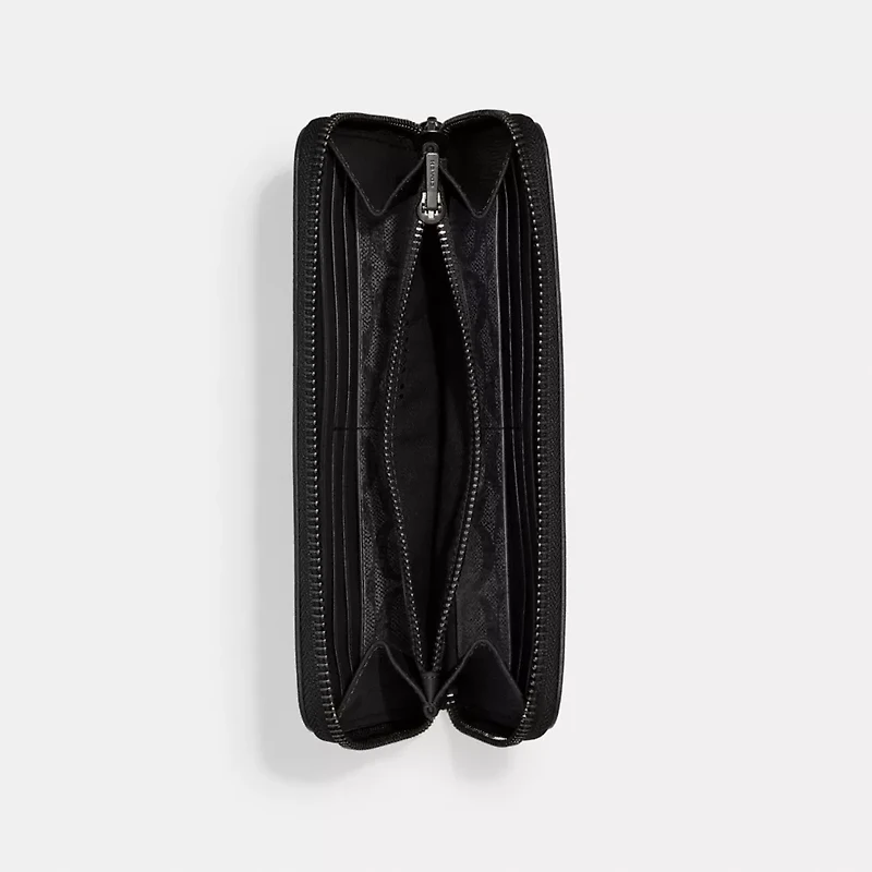 Accordion Wallet With Signature Canvas Interior