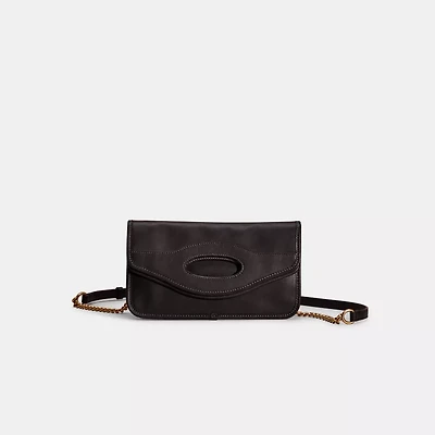 Restored Foldover Cut Out Clutch Crossbody