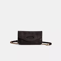 Restored Foldover Cut Out Clutch Crossbody