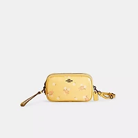 Restored Sadie Crossbody Clutch With Floral Bow Print
