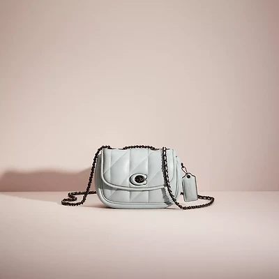 Restored Pillow Madison Shoulder Bag 18 With Quilting