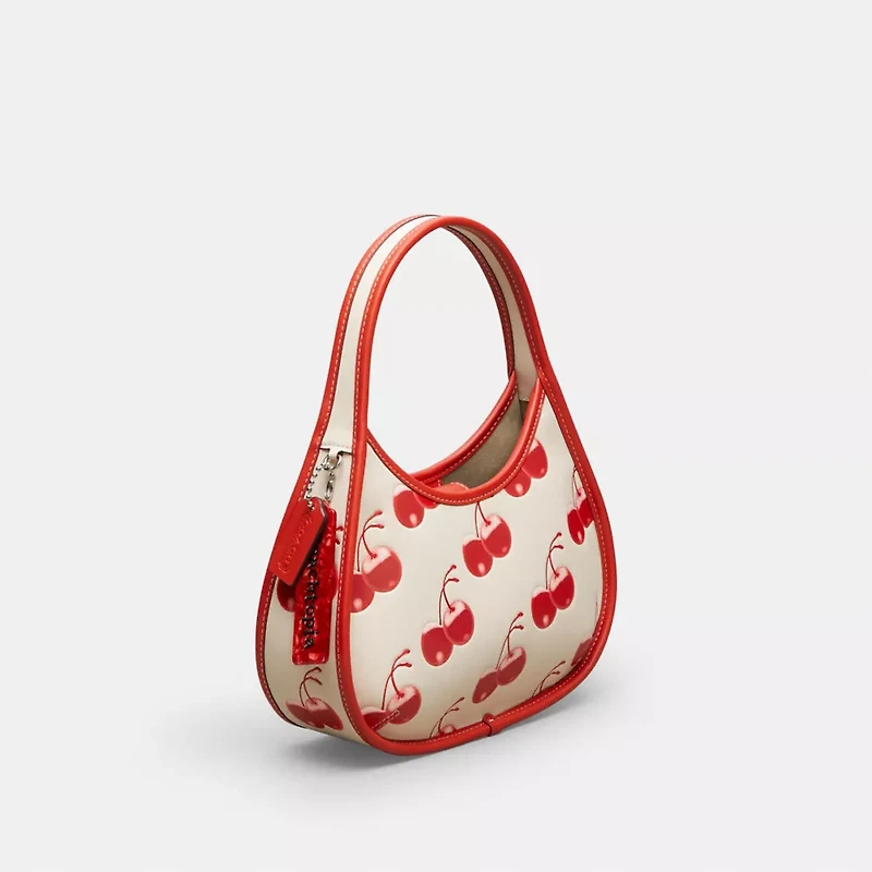 Ergo Bag Coachtopia Leather With Cherry Print
