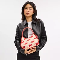Ergo Bag Coachtopia Leather With Cherry Print