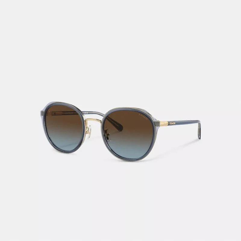 Hangtag Geometric Round Sunglasses