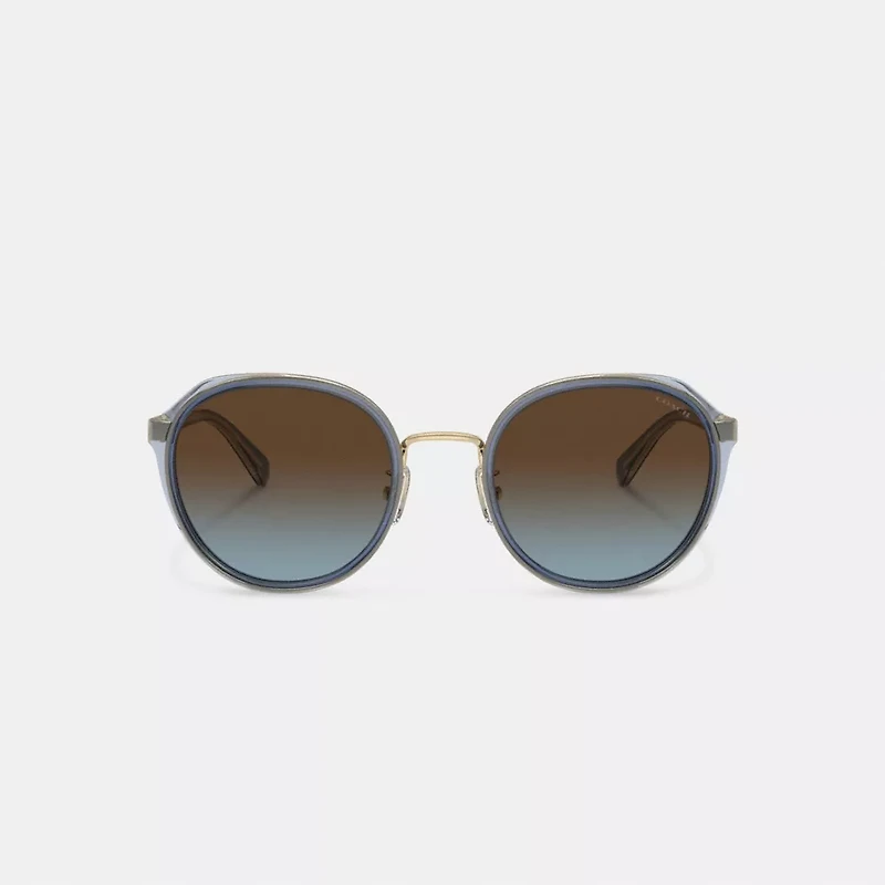 Hangtag Geometric Round Sunglasses