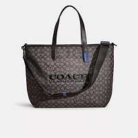 Restored League Tote In Signature Jacquard