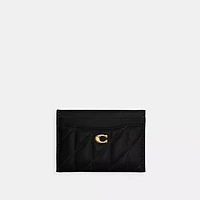 Essential Card Case With Pillow Quilting