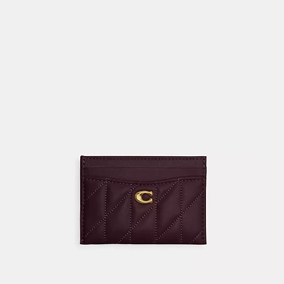 Essential Card Case With Pillow Quilting