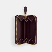Essential Small Zip Around Card Case With Pillow Quilting