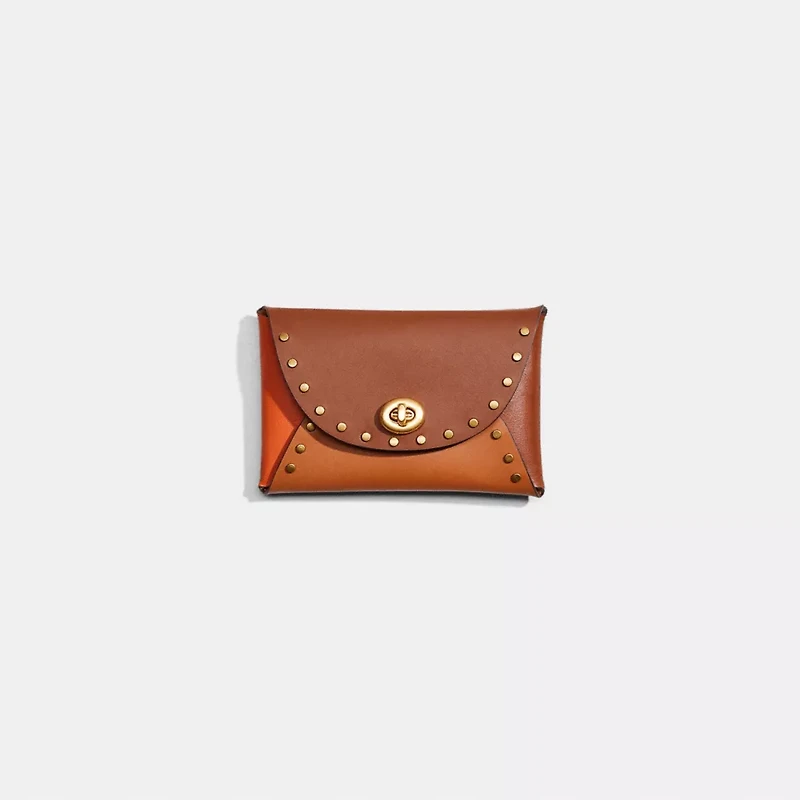Remade Medium Pouch With Rivets