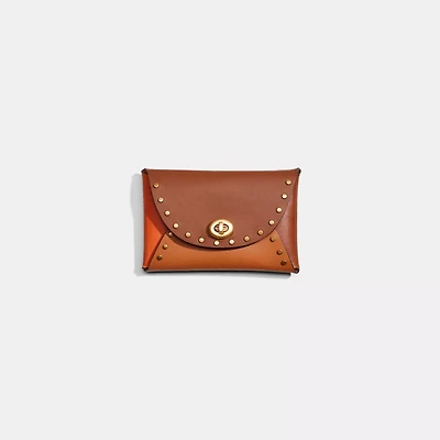 Remade Medium Pouch With Rivets