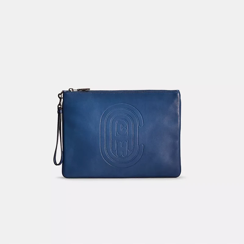 Restored Pouch 30 With Coach Patch