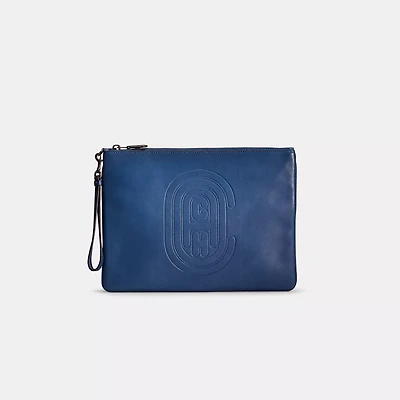 Restored Pouch 30 With Coach Patch