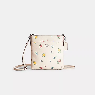 Restored Kitt Messenger Crossbody With Wildflower Print