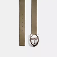 Restored Signature Buckle Cut To Size Reversible Belt