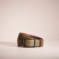 Restored Harness Buckle Cut-To-Size Reversible Belt, 38 Mm
