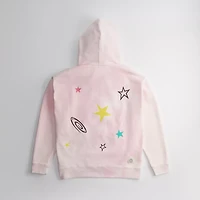 Hoodie With Floated Here To See You Print