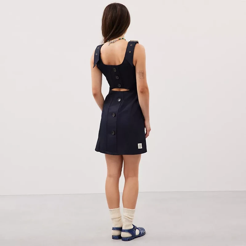Dress With Garden Appliqué