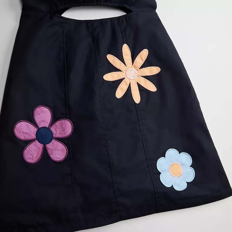 Dress With Garden Appliqué