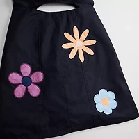 Dress With Garden Appliqué