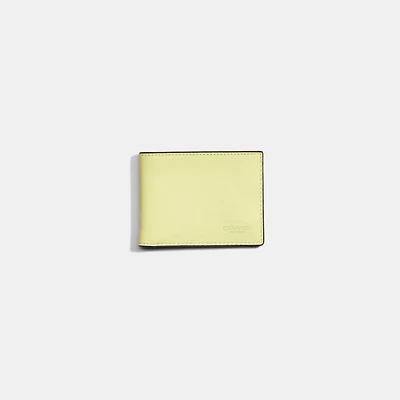 Restored Slim Billfold Wallet In Colorblock