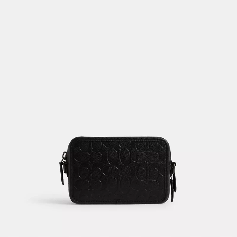 Charter Crossbody Bag With Hybrid Pouch In Signature Leather
