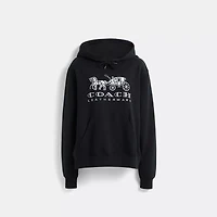Restored Horse And Carriage Hoodie Organic Cotton