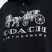Restored Horse And Carriage Hoodie Organic Cotton