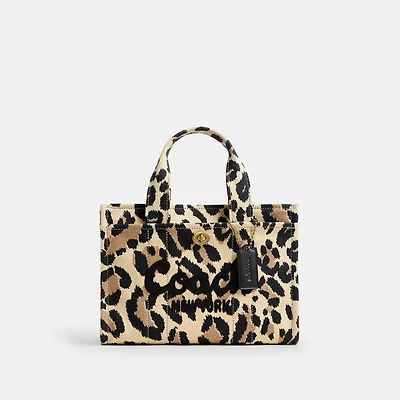 Cargo Tote Bag 26 With Leopard Print