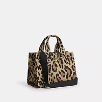 Cargo Tote Bag 26 With Leopard Print