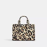 Cargo Tote Bag 26 With Leopard Print