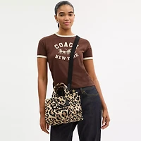 Cargo Tote Bag 26 With Leopard Print