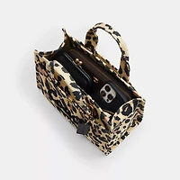 Cargo Tote Bag 26 With Leopard Print