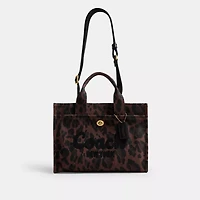 Cargo Tote Bag With Leopard Print