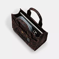 Cargo Tote Bag With Leopard Print
