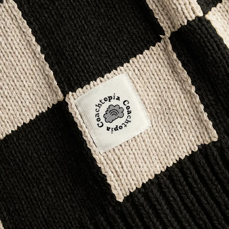 Sweater Vest With Checkerboard Pattern