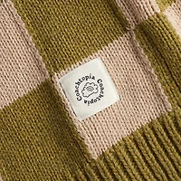Sweater Vest With Checkerboard Pattern