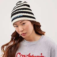 Beanie With Stripe Pattern