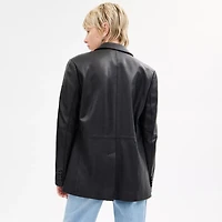 Leather Blazer