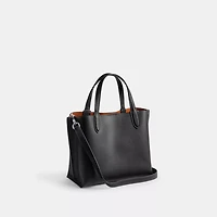 Disney X Coach Willow Tote Bag 24 With Mickey Mouse