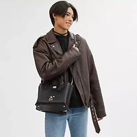 Disney X Coach Willow Tote Bag 24 With Mickey Mouse