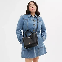 Disney X Coach Willow Tote Bag 24 With Mickey Mouse