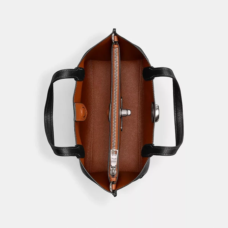 Disney X Coach Willow Tote Bag 24 With Mickey Mouse