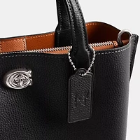 Disney X Coach Willow Tote Bag 24 With Mickey Mouse