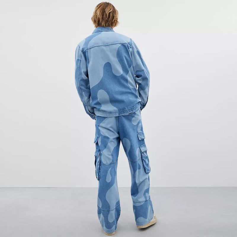 Jean Jacket In Wavy Wash