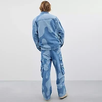 Jean Jacket In Wavy Wash