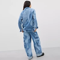 Jean Jacket In Wavy Wash