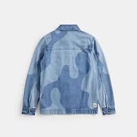 Jean Jacket In Wavy Wash